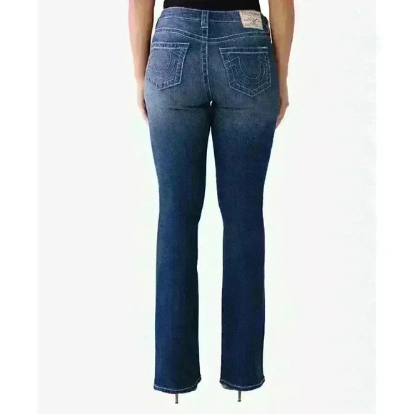 NEW! True Religion Women's 25 Becca Mid Rise Bootcut Jean NWT $159 - Picture 2 of 3